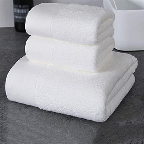 Toalha de toalha de toalha TJLSS Toalha de banho de algodão Toalha de banheira de algodão de três conjuntos adultos