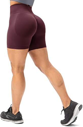 LAVENTO Scrunch Butt Buttless de moto shorts de motoqueiros - shorts de treino de ginástica de controle de barriga
