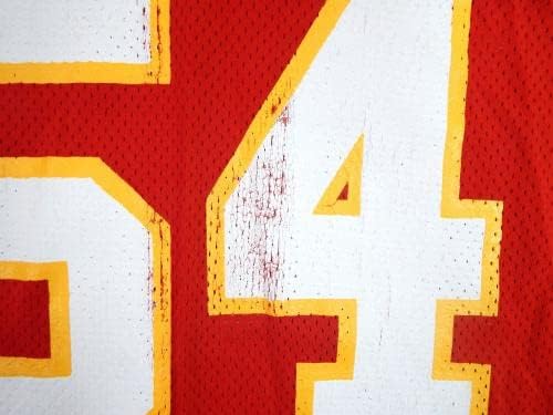 Kansas City Chiefs 54 Jogo emitido Red Jersey 46 DP33046 - Jerseys de Jerseys usados ​​da NFL não assinada