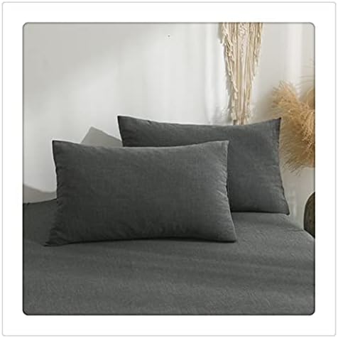 Hldeth Cotton Color Style pequeno estilo de moda fresca de moda de travesseiro de casal de tamanho padrão cama doméstica cama