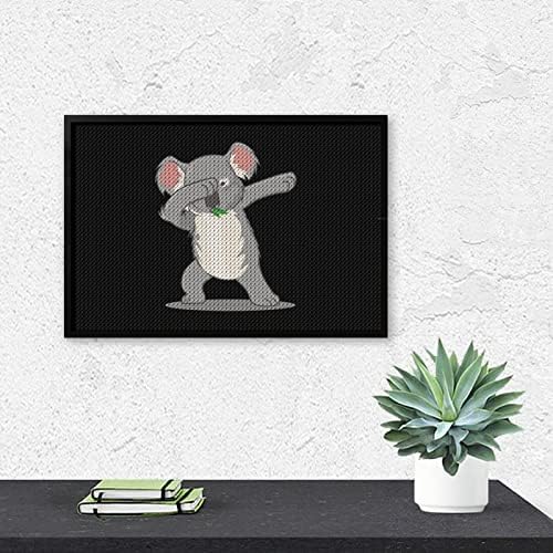 Kits de pintura de diamante Koala de dança engraçada Koala 5D DIY FLILHO FLILHO FILIZAÇÃO RETRAS DE ARTES DE WALL Decor