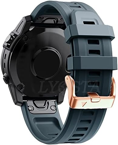WSCEBCK 20mm Watch Band para Garmin Fenix ​​7S 6S/ 6S Pro Soletura de silicone oficial Fenix ​​5Splus/ D2 Delta S instinto