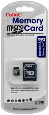 Cartão de memória MicroSD 4GB do celular para telefone LG VX8300 com adaptador SD.