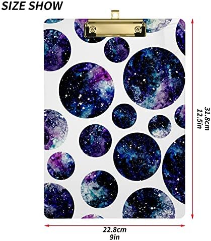 Starry Universe Plástico CLIPBOABLE 9 X12.5 CLIPLICS COMBRAÇÕES COM PLIP