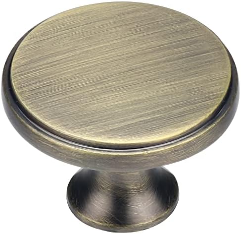 A gaveta redonda da forma de hugolem 4 puxa o armário de cozinha elegante de bronze vintage vintage escova de brass cômoda na
