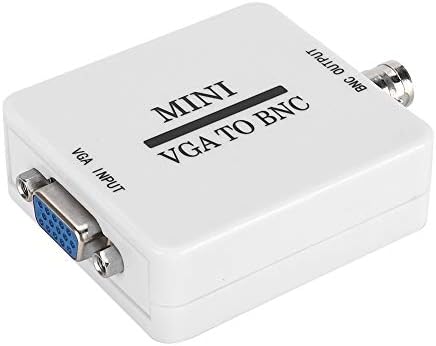 QIILU VGA para BNC VGA para Coax conversor Mini HD VGA para BNC 1920 X 1080 Converter de vídeo USB para HDTV Monitors
