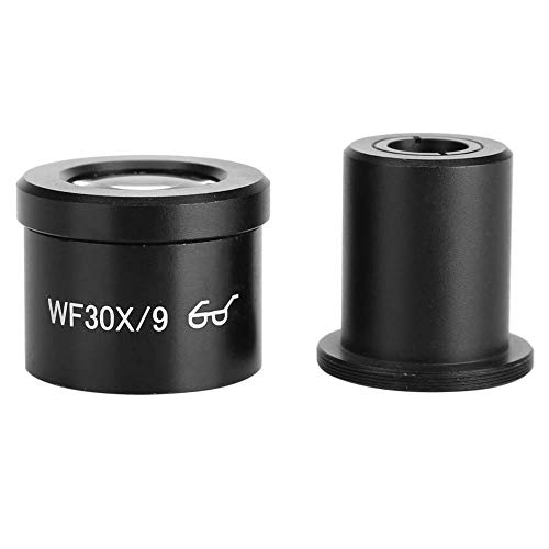 GWF001 Microscópio ocular, WF30x/9 23,2mm Microscópio de distância focal de ângulo larga de ângulo larga com lente ocular 9mm,