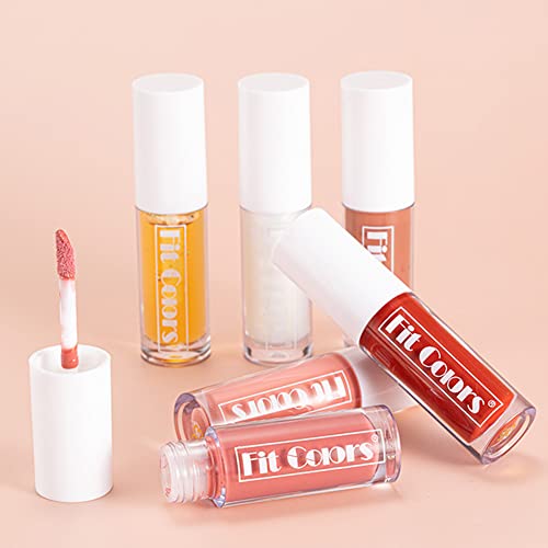 Óleo labial Yibaby Plumping, 6pcs Lip Blift Gloss Set Lip líquido líquido Hidratante Lip Glow Care Lips Plumper Gloss