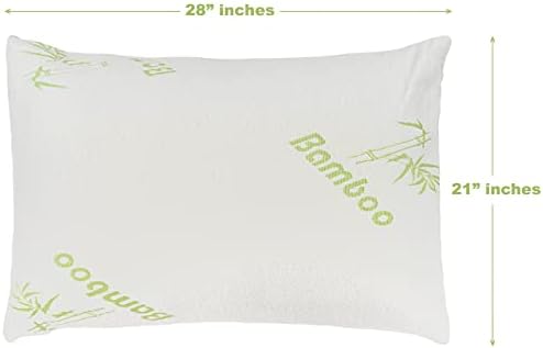 Refrigendo a memória de espuma de espuma de bambu travesseiro de água | Almofadas hipoalergênicas e ajustáveis ​​da cama para