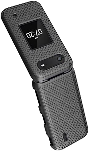 Capa de células nua para Nokia 2760 2780 Flip Phone, tampa de protetor de concha dura e esbelta com textura da grade para