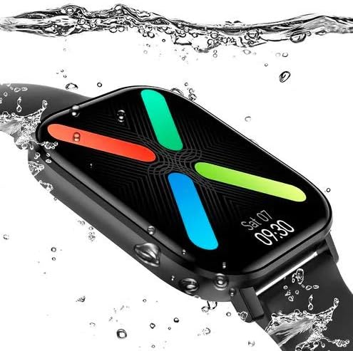 DT36 Smartwatch Black Case Silicone Strap IP68 Imper impermeável Bluetooth Atividade Fitness Tracker Sport Wear Moda