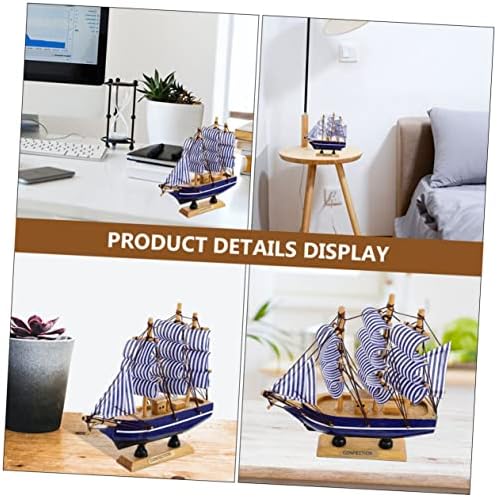 Toyvian 1pc Sailing Decoration Ornamentos para crianças marinheiro de brinquedo decoração de marinheiro de veleiro de veleiro