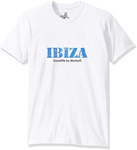 Marky G Apparel Ibiza Graphic Premium ajustado SUIDED-NECK