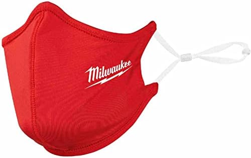 3 pacote - Milwaukee Máscara de performance de 2 camadas - tamanho de um