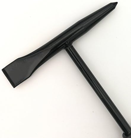 VASTOOLS Soldagem Chipping Hammer com alça de mola da bobina, 10,5 , cone e pincel de fio vertical de cinzel/ 10