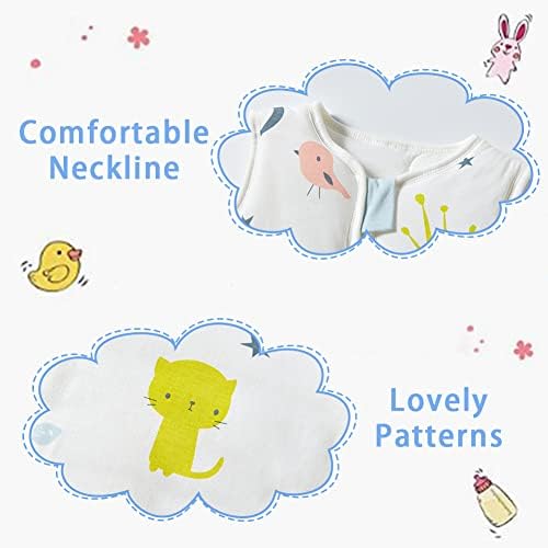 Aikssoo Baby Blanket Sack Sack com zíper de 2 vias 2.5 Tog Cotton Sleep Bag Unissex