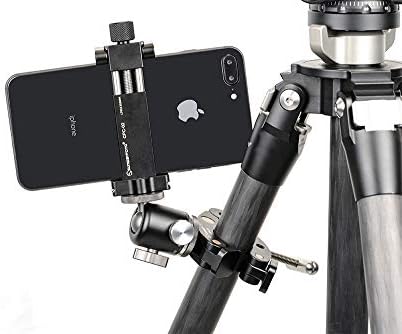 SunwayFoto Titan PF-01 suportando grampo de telefone celular
