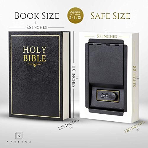 Páginas reais Livro de desvio portátil Safe - Livro oco com compartimento secreto oculto para jóias, dinheiro e dinheiro