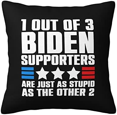 Kadeux dos apoiadores de Biden são tão estúpidos quanto os outros travesseiros de travesseiro de 18x18 polegadas, inserir tampa