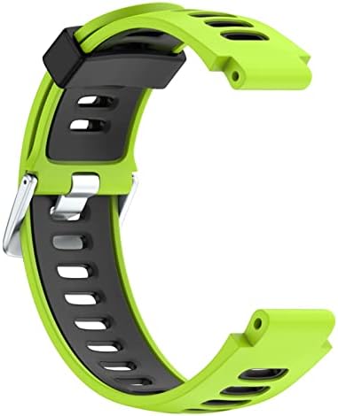 MOPZ 22mm Silicone Watch Band Strap for Garmin Forerunner 220 230 235 620 630 735xt GPS Sports Watch Strap com alfinetes