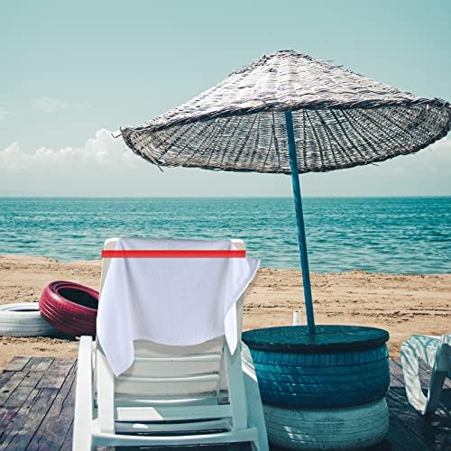 Kinbom 12 PCs Bandos de toalhas de praia, acessórios de praia elásticos de toalhas de borracha de borracha, uma nova alternativa