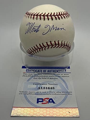 Monte Irvin New York Giants assinou autógrafo oficial MLB Baseball PSA DNA *48 - Bolalls autografados