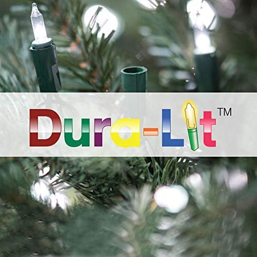 Vickerman 5.5 'Copper Fir Artificial Christmas Tree, Warm White Dura -iluminada luz LED - Árvore de Natal de Copper Faux - Decoração