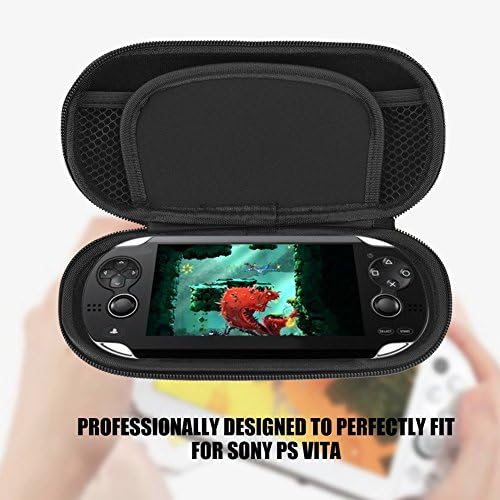 Caso de proteção compatível com PS Vita, caixa de proteção rígida, bolsa de transporte à prova d'água e à prova de choque, bolsa