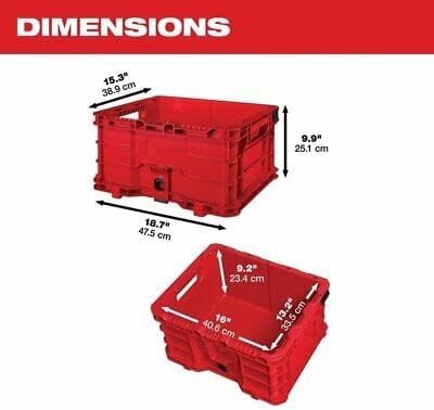 48-22-8440 para Milwaukee Packout Impact Resister Tool Storage System Crate
