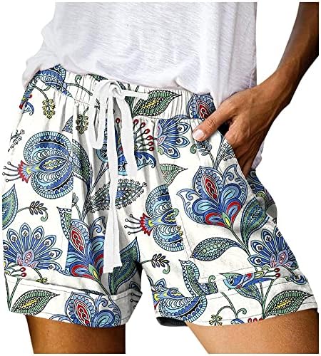 Shorts para mulheres de verão cientia elástica casual de verão