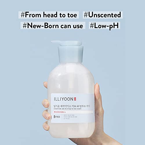 Illiyoon Ceramide Ato 6.0 Top Toe Wash for Baby Body Wash 500ml, 16,9 fl oz