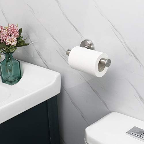 Suporte de papel higiênico de banheiro próximo a lua, Premium Sus304 Aço inoxidável à prova de ferrugem do higiário montado