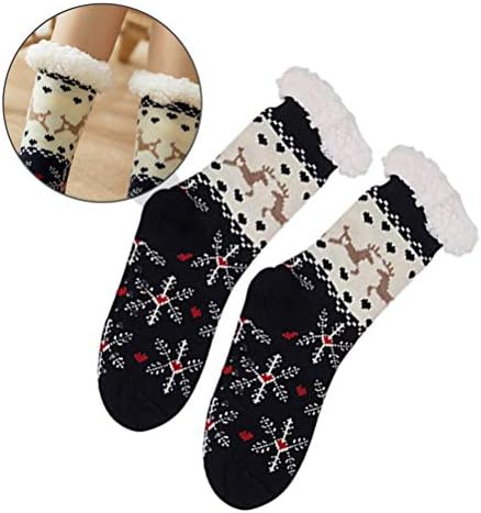 Galpada Christmas Socks 1 par de um padrão adorável de inverno outono meias grossas meias de Natal de férias