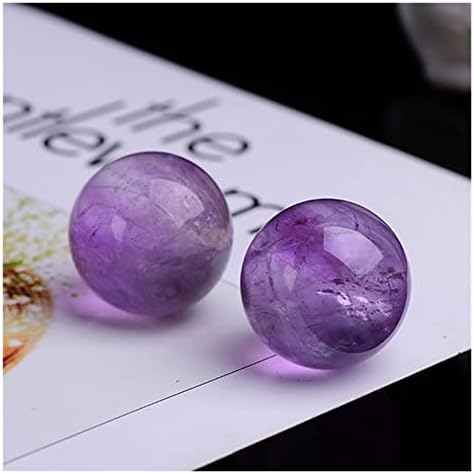 Amethyst Rainbow Crystal Ball Quartz Baoding Ball Ball Crystal Prediction Ball Healing Reiki Home Decor