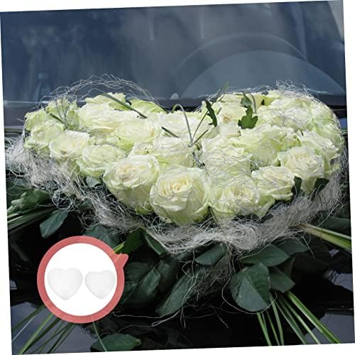 Hanabass 2pcs Love Bubble Wedding Flowers Bouquets de para para para o coração decoração de ornamento de amor