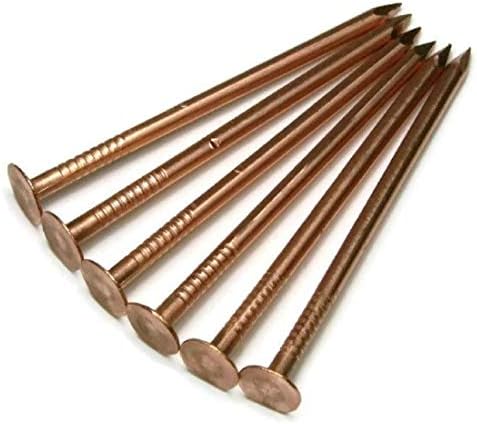 1-1/4 Hassel suave Solid Cobper Roofing Nails 10 Gaestro EUA Made - Qty 250