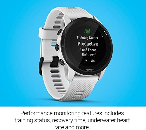 Garmin Forerunner 945 LTE, GPS Premium Running/Triathlon Smartwatch com conectividade LTE, Whitestone