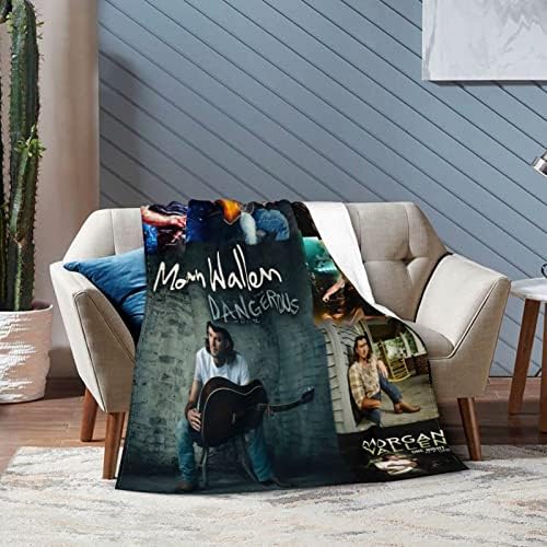 Idol Ultra-Soft Lightweight Warm Blanket Anti-Pilling Portable Throt Blain para Sofá da sala de estar Sofá 60 x50
