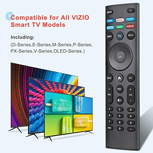 Controle remoto universal xrt140 para vizio Smart TV Remote Remote Substituição XRT136 Smartcast D-Series E-Series