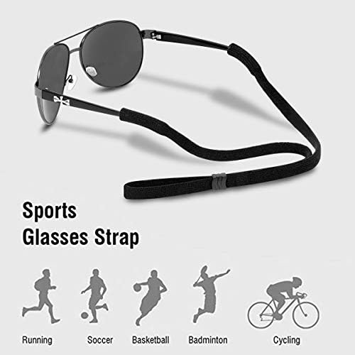 Óculos de óculos Sports Sports Ocheeglass Strap Sunglasses Retentor para homens Mulheres