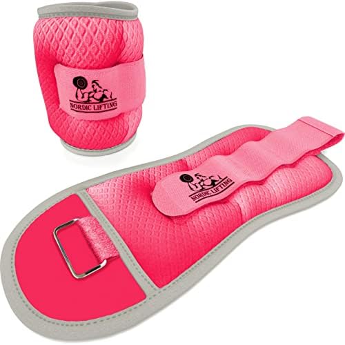 Pesos do pulso do tornozelo 3lb - pacote rosa com halteres prisma 10 lb