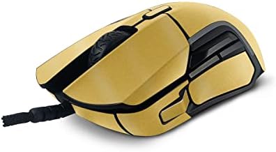 Mightyskins Glitter Glitter Compatível com Steelseies Rival 5 Mouse de jogos - Cranco sólido | Acabamento de brilho protetor e durável de alto brilho | Fácil de aplicar e mudar estilos | Feito nos Estados Unidos