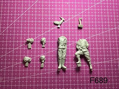 1/35 Soldado de caracteres de resina Modelo da Segunda Guerra Mundial Resina Miniatura Miniatures Kit // MH6-68