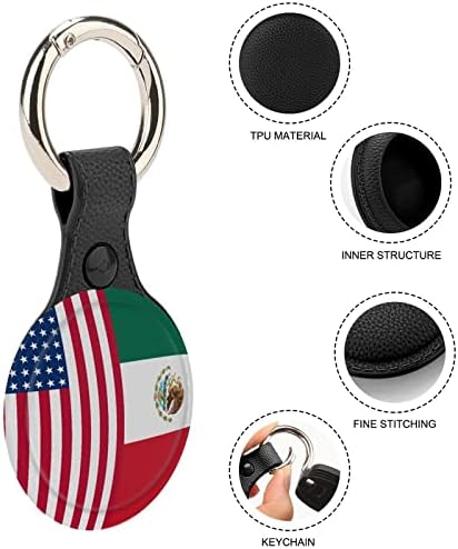 Cague de proteção contra bandeira mexicana dos EUA compatível com o suporte do localizador anti-perdido com aeronaves