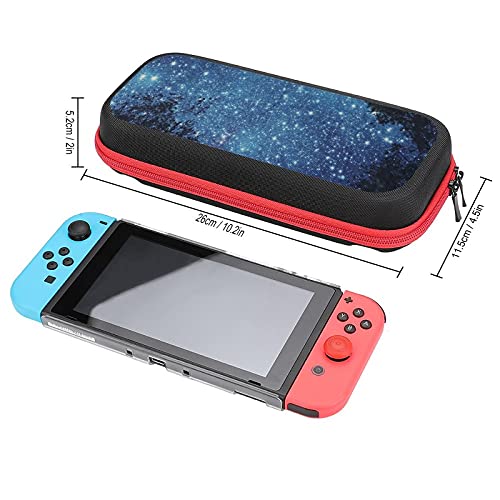 Caixa de transporte para Nintendo Switch Case Starry Sky Trees Night Choffrof Hard Shell Protetive Case Caso com
