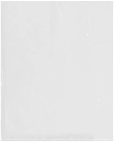 Plymor Flat Open Clear Plastic Poly Sags, 2 mil, 16 x 20