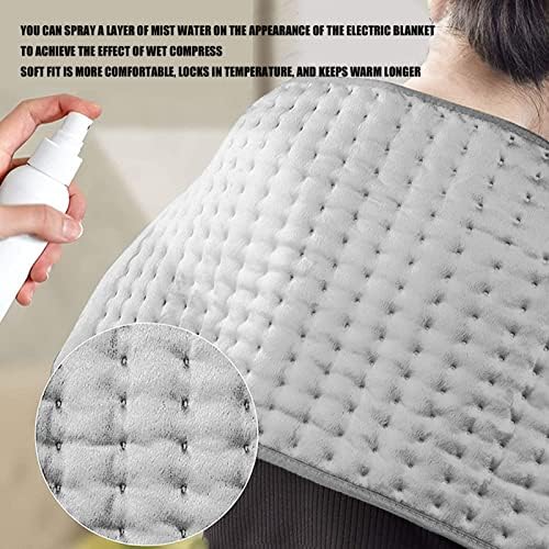 Almofada de aquecimento, almofadas de aquecimento elétrico para cólicas, costas, pescoço e alívio da dor no ombro,