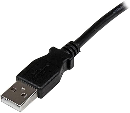 Startech.com 3m USB 2.0 A para ângulo reto B Tiga de cabo - Cabo de impressora USB de 3 m - Cabo do ângulo reto USB B - 1x USB