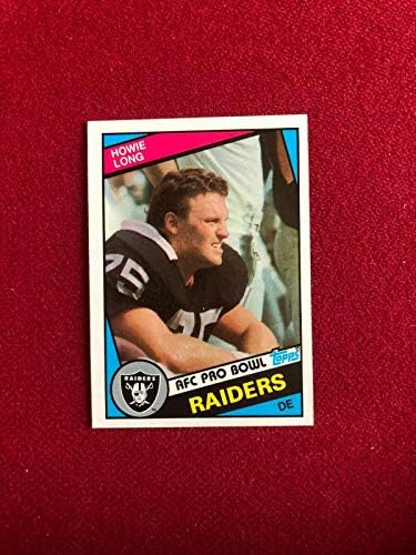 1984, Howie Long, Topps Rookie Card - Raiders - Cartões de futebol não assinados
