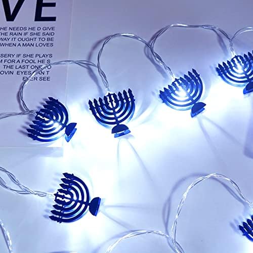 BVGFSAHNE BULK Party Favors 10 LED Chanukah Hanukkah String Party DeCors Decors de castiça